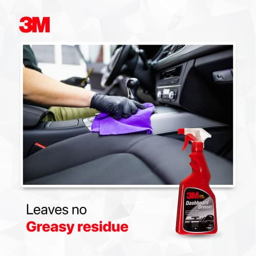 3M Car Dashboard Dresser (500 ml) | Restores Gloss and Shine on Dashboard and Other Plastic Parts | Protection from UV Rays and Fading