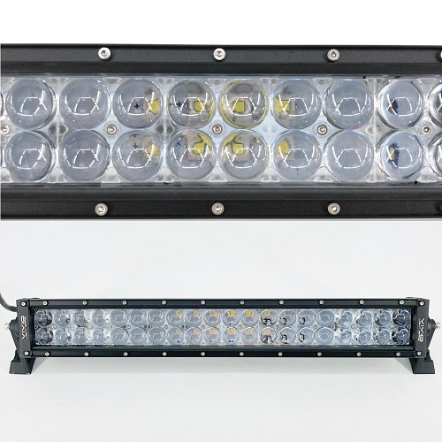 Ultra Bright Strobe Cree Straight Light Bar- Solid white in the middle, strobe amber/red/blue/green on the both end sides