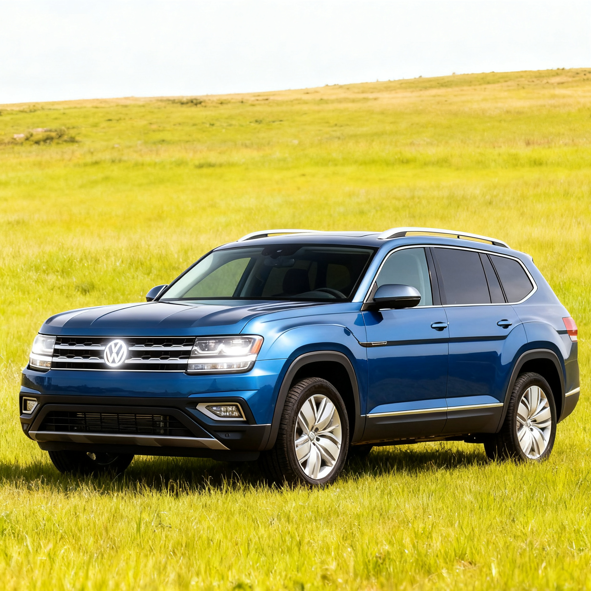 Volkswagen logo front grill LED mirror illuminated emblem ACC radar compatible